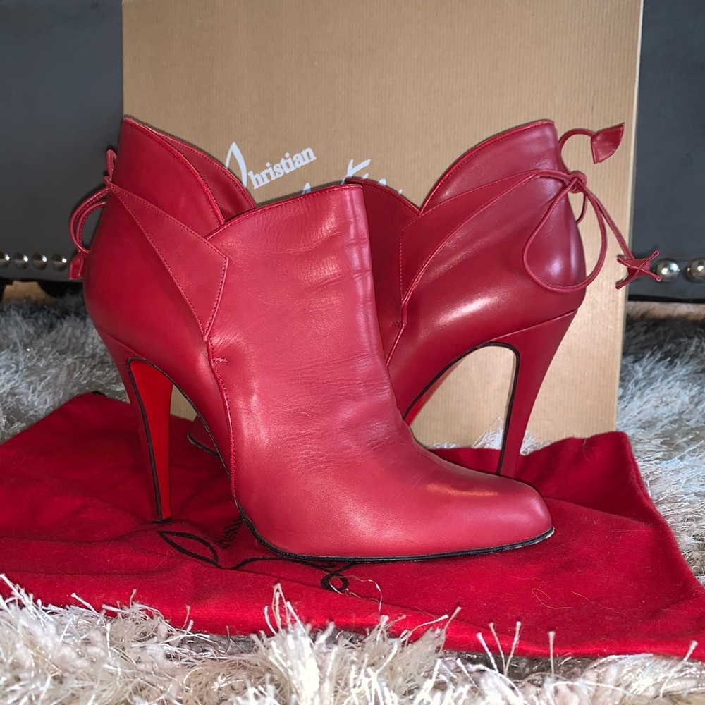 Authentic Christian Louboutin booties